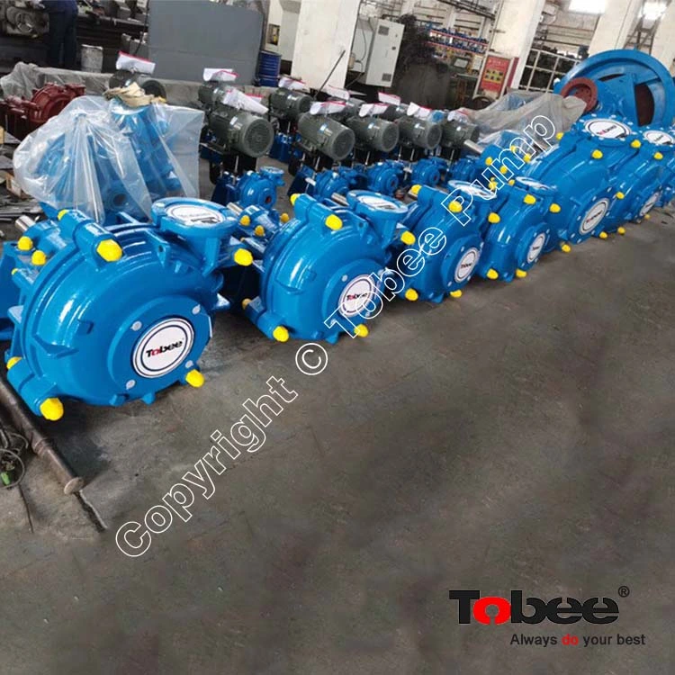 Tobee Cyclone Feed 8/6 Slurry Pump for Iron Ore Concentrate and Stock Pump