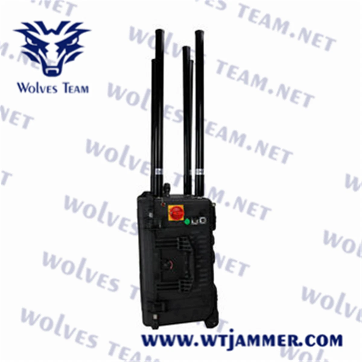 Señal portátil de 2,4 Ghz, 5,8 Ghz Jammer GPS L1 868MHz de la señal de celular Scrambler