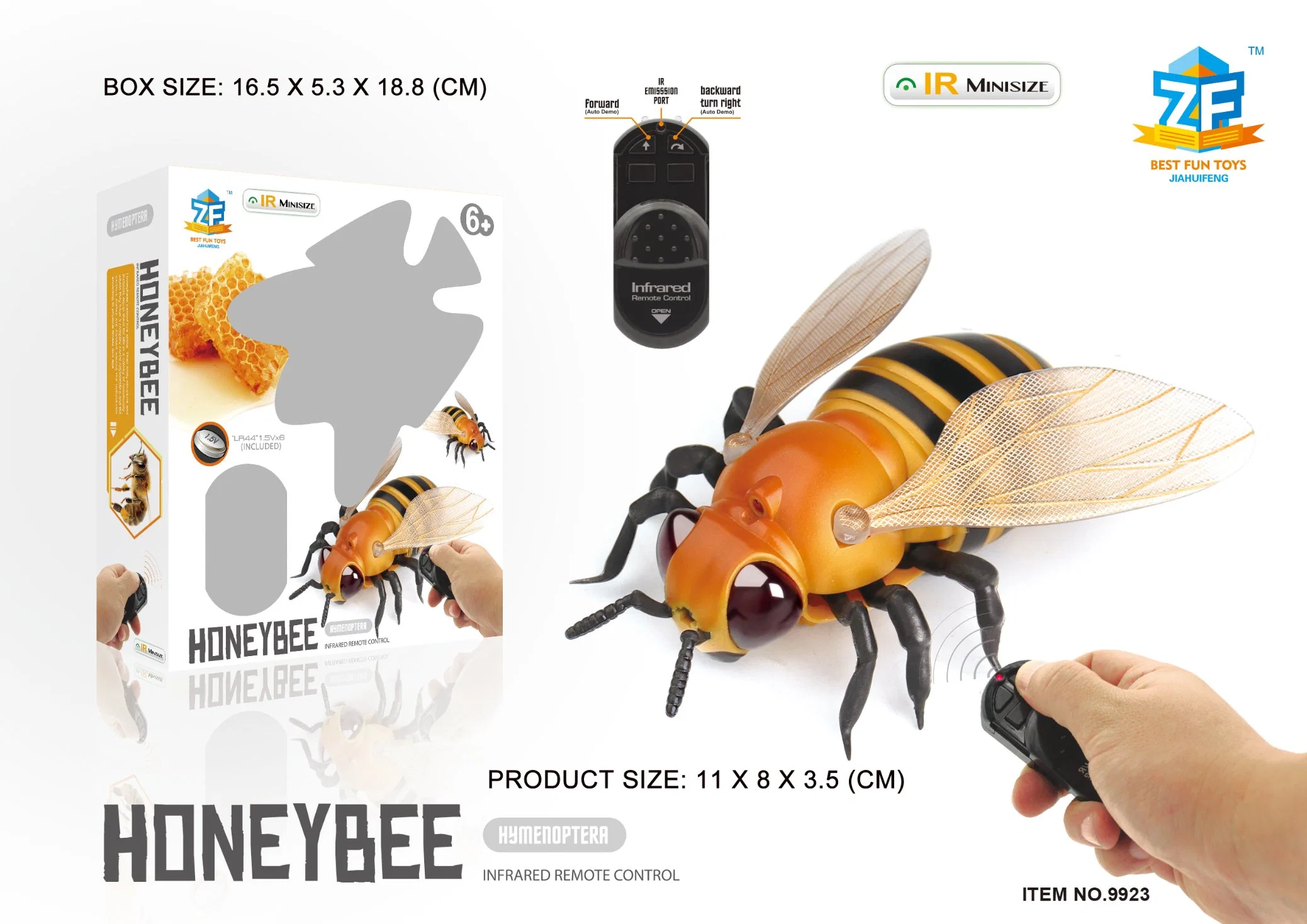 Bee Fly Animal Prank Toy Joke Remote Control Fake RC Festival Halloween Prop Money Seasoning Interesting Game Gift Model Fools for Party