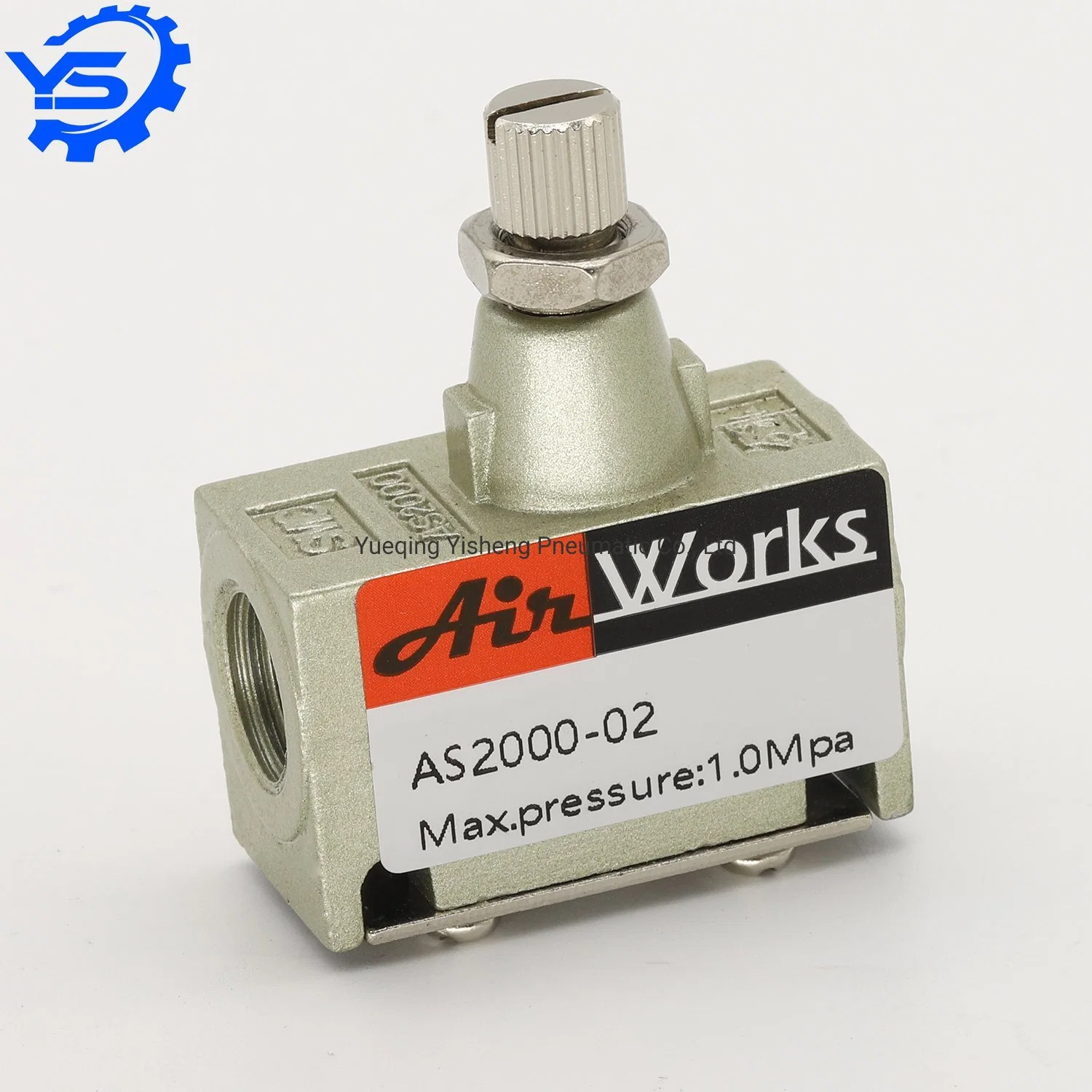 As2000-02 Asc/as Series One-Way Pneumatic Flow Control Throttle Check Valve