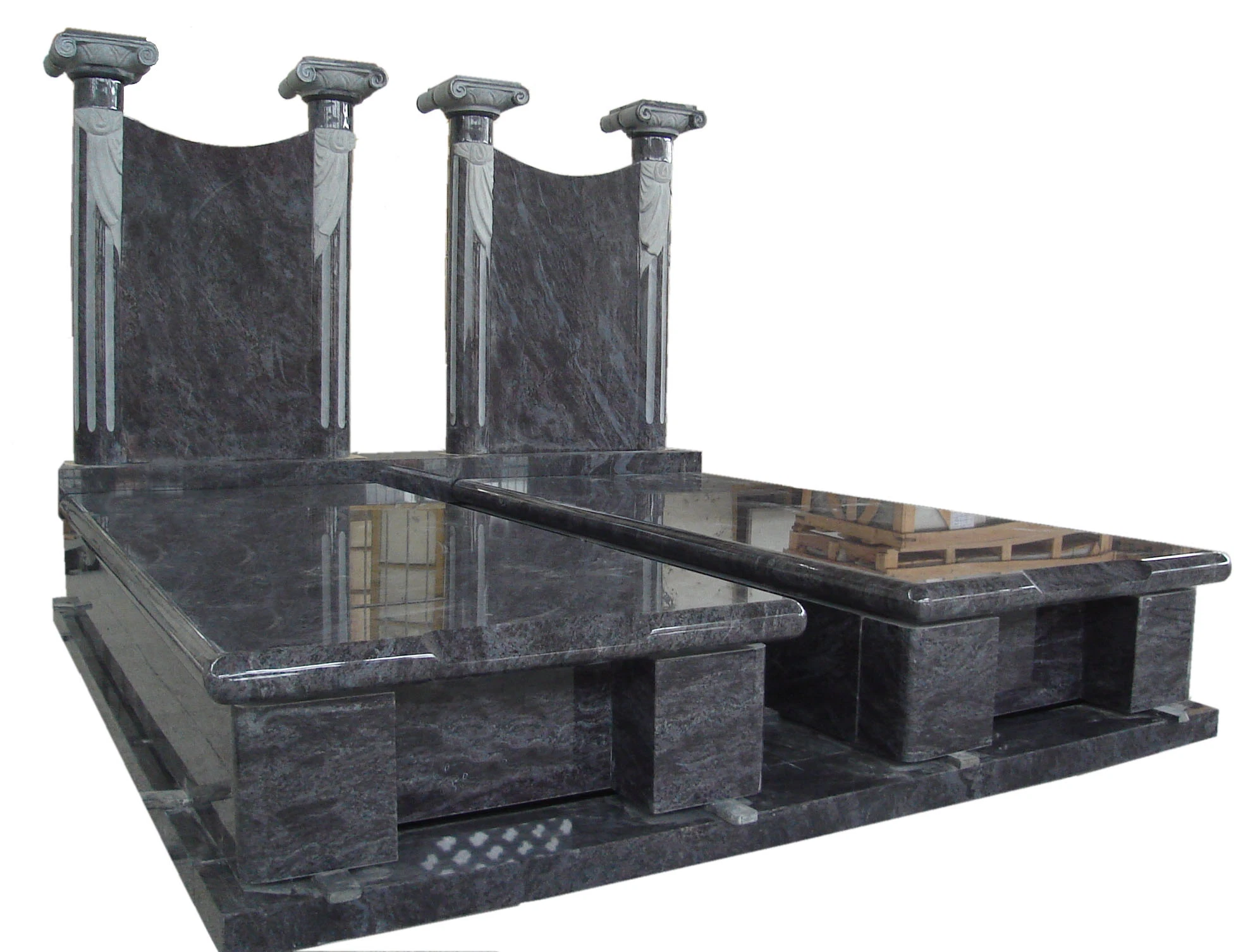 Wholesale Price Black Granite Funeral Headstones Tombstones Monument