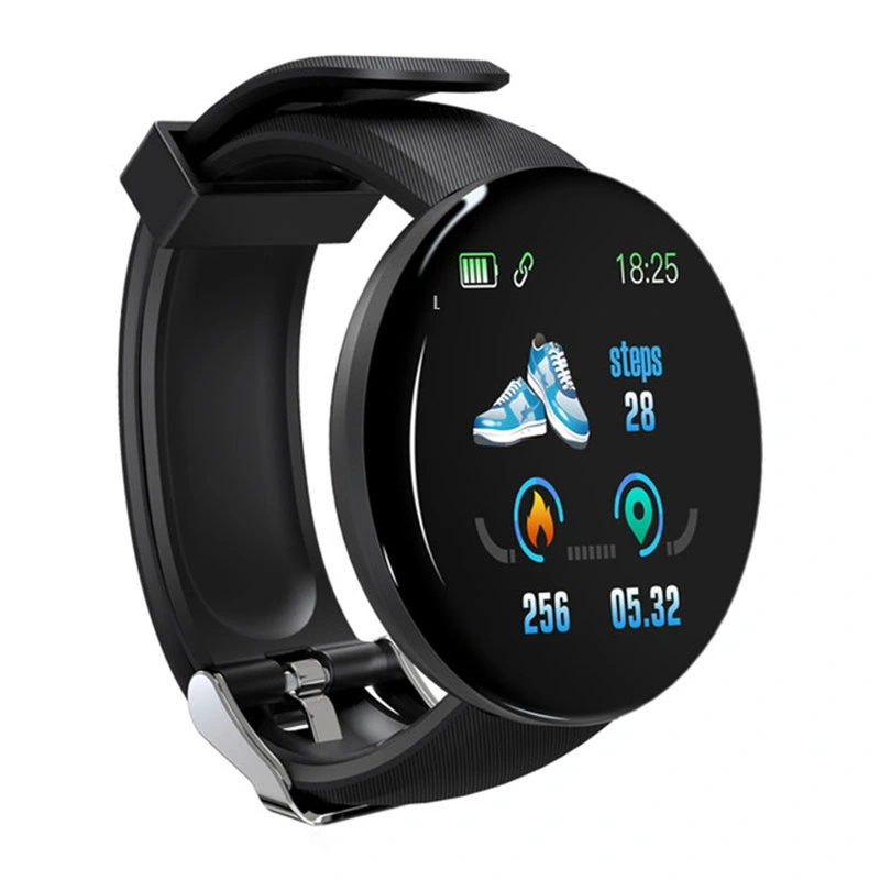 D18s Smart Watch LCD Screen Healthy Tracker Sports Smartwatch for Mobile Phone