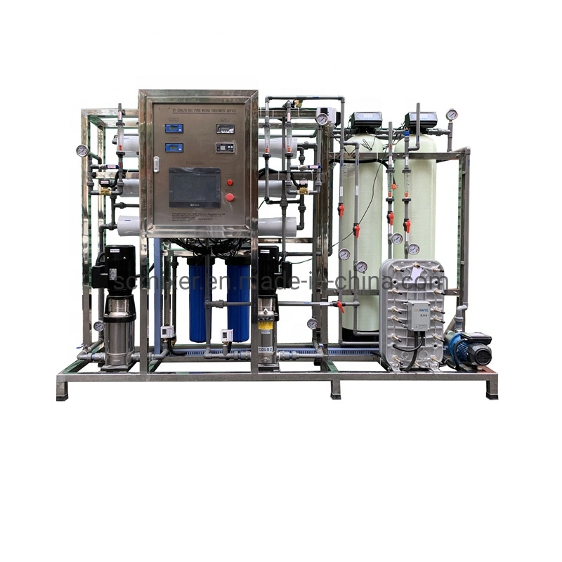 En deux étapes de traitement de l'eau par osmose inverse (Plein) en acier inoxydable