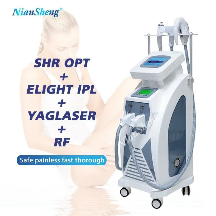 Multifunctional IPL Laser /IPL Opt Laser/RF/Elight Laser Hair Removal Salon Equipment Skin Rejuvenation Wrinkle Removal Acne Treatment Beauty Machine