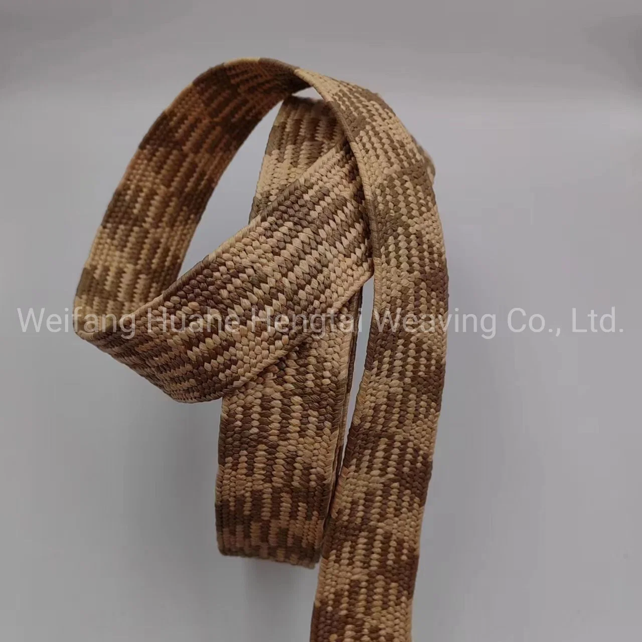 New PP Grass Elastic Woven Belt for Fashion and Leisure Decoration