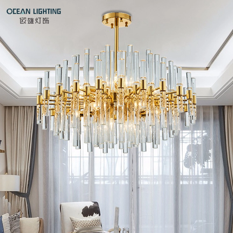 Grand lustre moderne Crystal Luxury Hôtel pour la décoration d'éclairage
