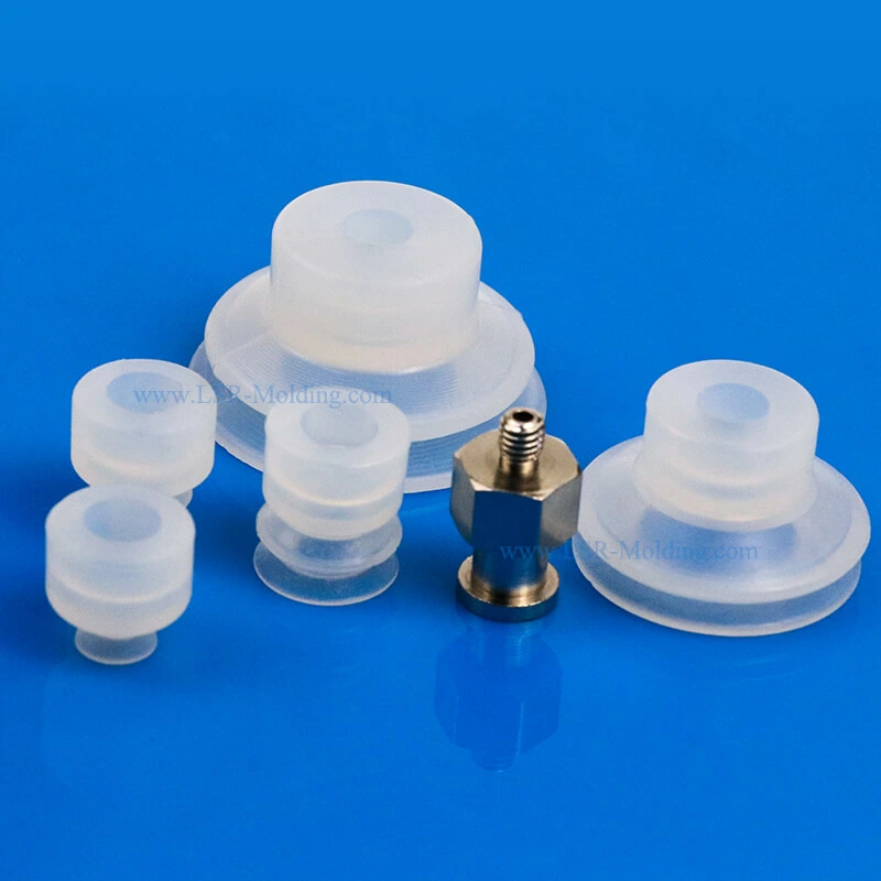 Food Contact Silicone Bellows Rubber Vacuum Suction Cups for Industrial Machinery Equipment