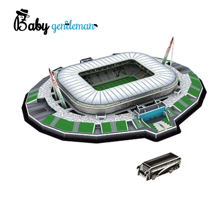 Custom Education Jigsaw Toy Signal Iduna Park Paper 3D Cardboard Puzzle for Kids Z14071g