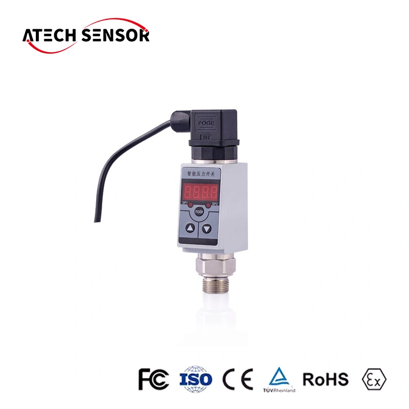 Atech 4-20mA 0-10V Industrial Smart Pressure Switch for Hydraulic and Pneumatic Systems