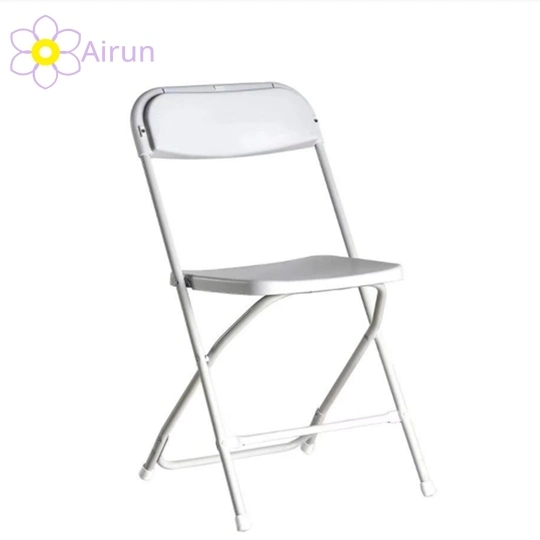 High quality/High cost performance Hot Selling Exhibition Steel Pipe Plastic Conference Meeting training Folding Chair