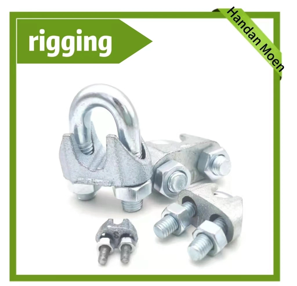 Fasteners Factory Wholesale/Suppliers Rigging Hardware Lifting Malleable Cast Steel Wire Rope Clamp