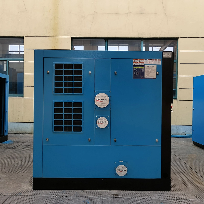 China Manufacturer Direct Selling Two-Stage Low-Pressure Fixed-Speed Screw Air Compressor