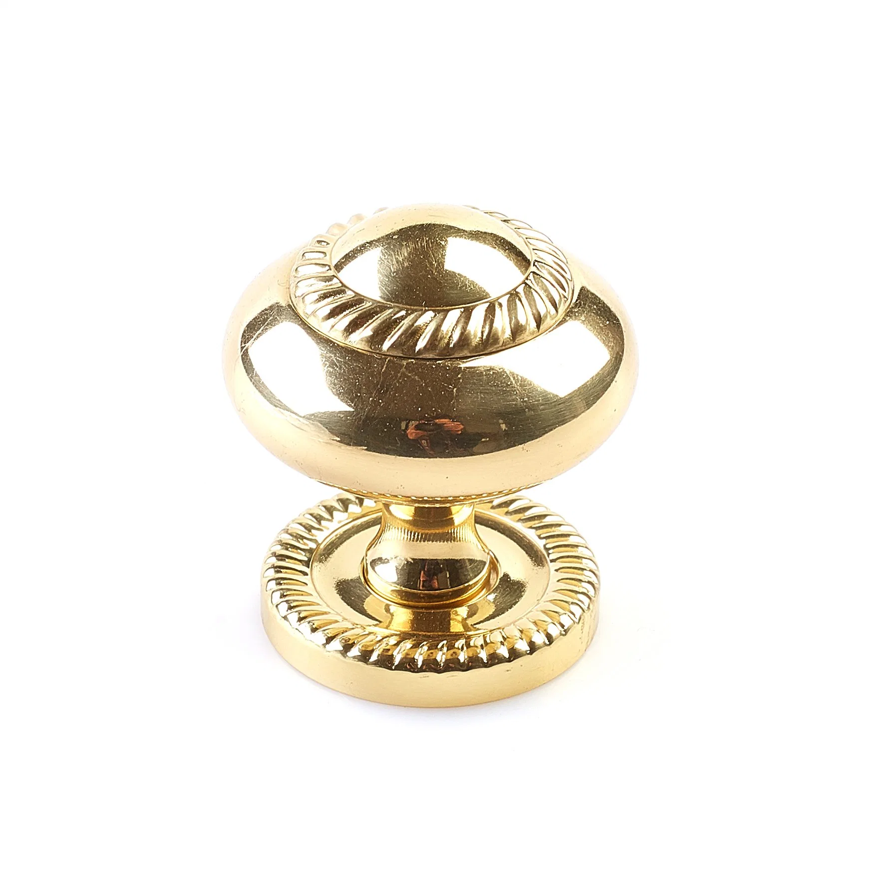 Hot Sale Round Brass Knob Furniture Handle B-Kb203-Pb