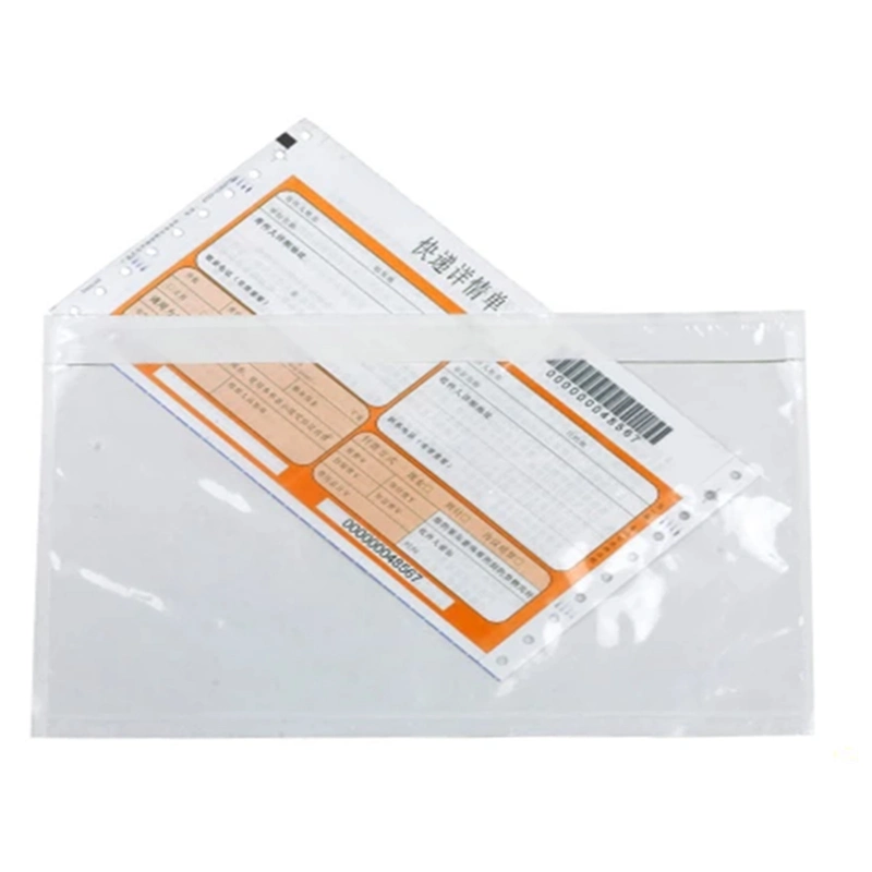 Transparency Self-Adhesive Packing List Invoice Envelope Enclosed Mail Bags