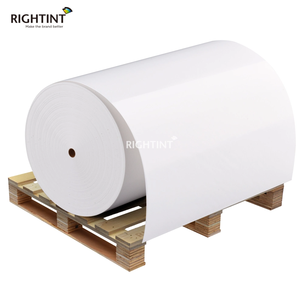 Shanghai strong adhesive Rightint supplies Self OEM premium label with Cheap Price