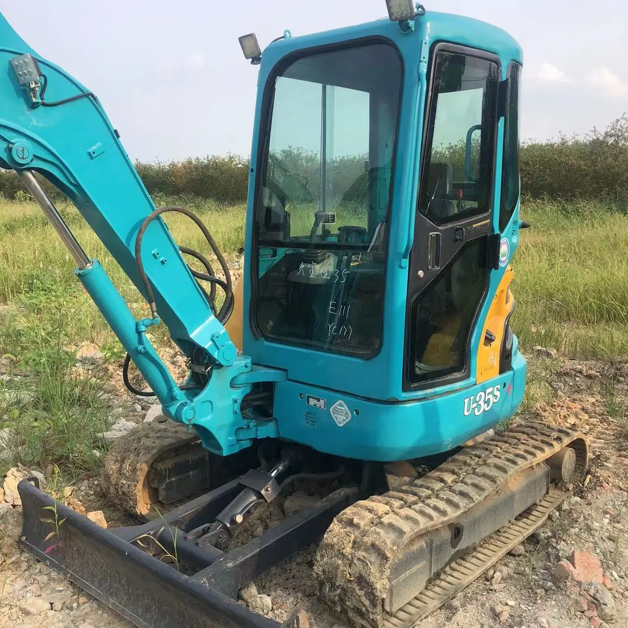 2022 de la excavadora de segunda mano usados Kubota U35s Mini excavadoras sobre orugas 3.5ton Digger