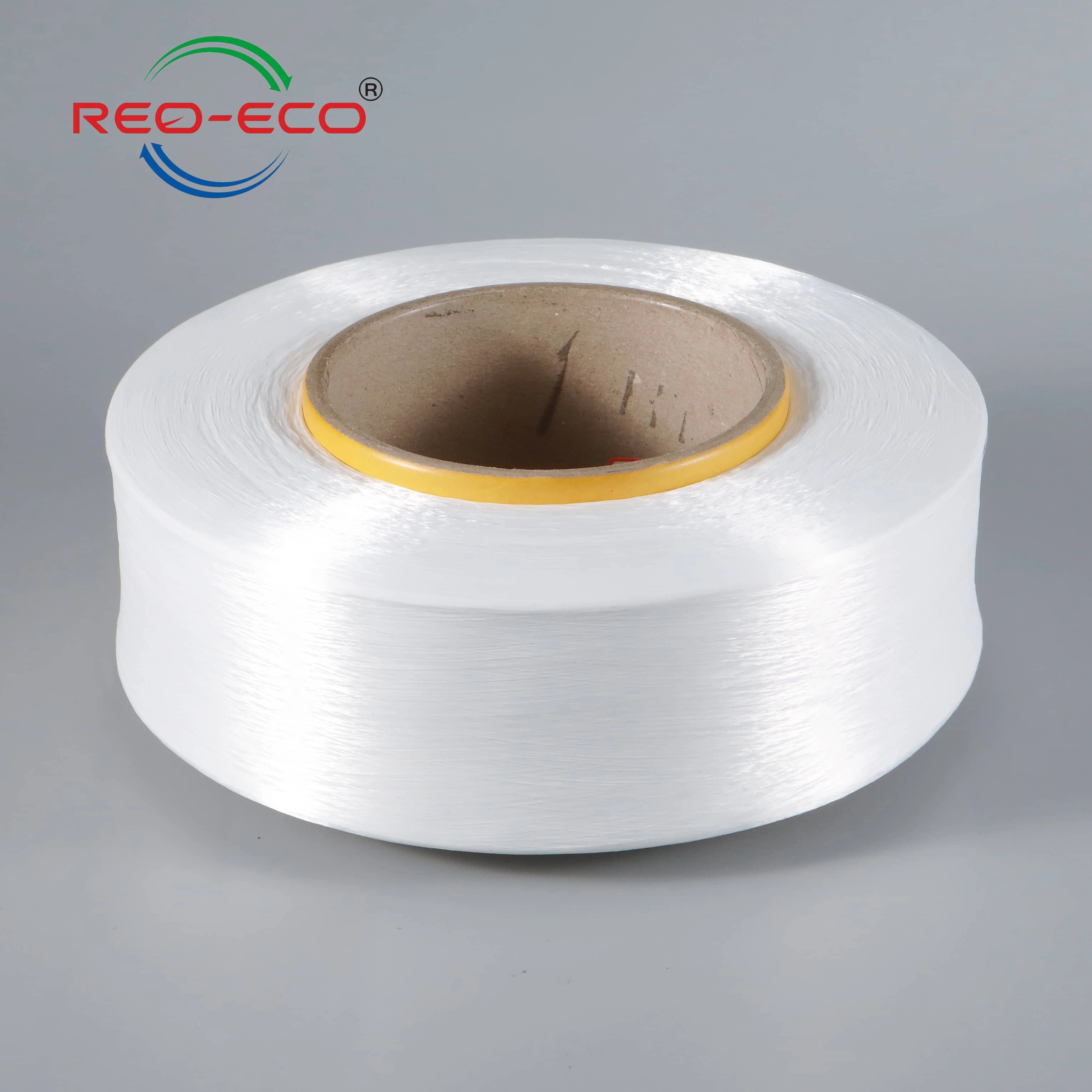 100% Recycled Post-Consumer Dyed POY 75D/72f Polyester Filament Yarn with Grs Oekotex