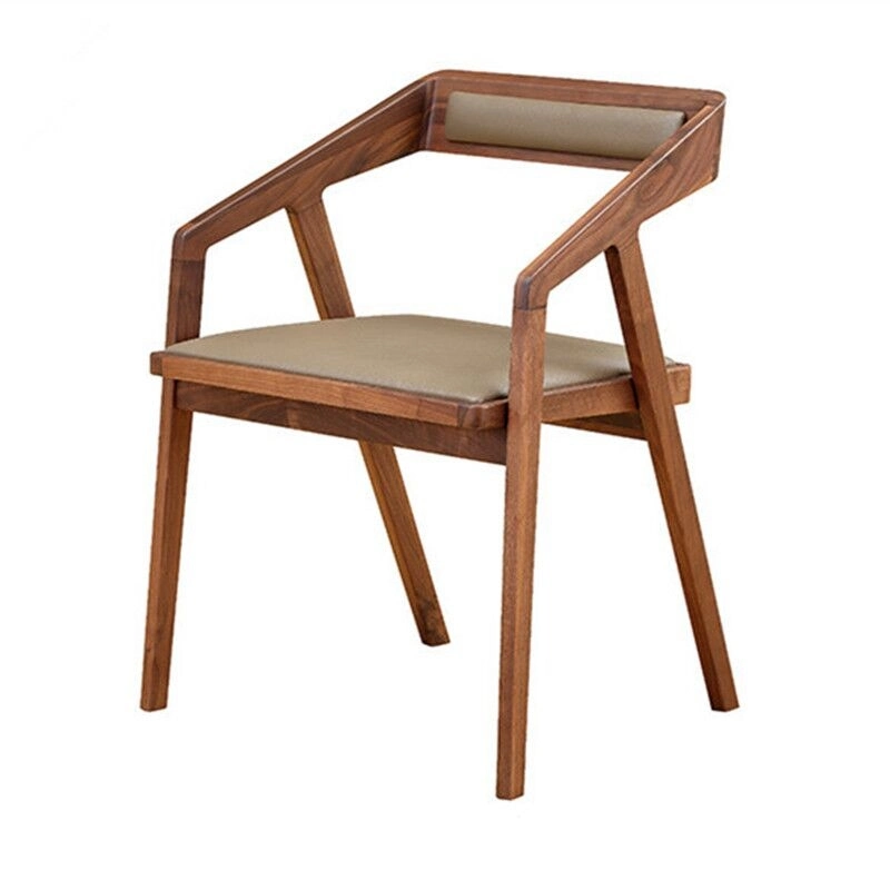 Скандинавские японские стиль простые современные стулья из цельного дерева столовая стулья Мебель для дома