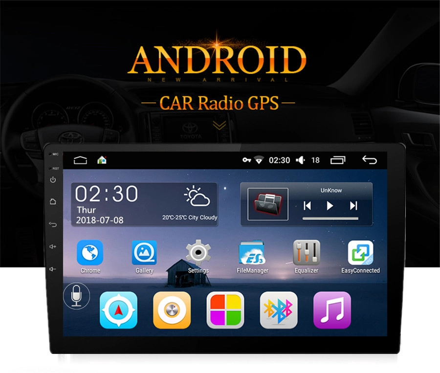 9&prime; &prime; Universal Car Navigation with Andriod System