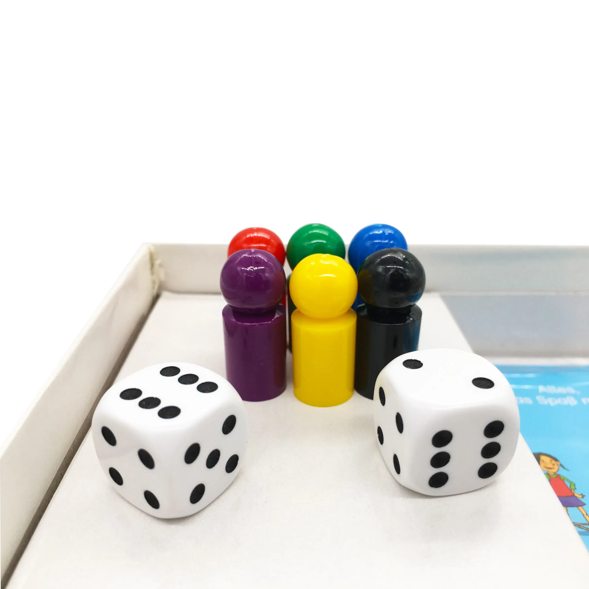 Jogos de tabuleiro de crianças personalizados Jogos de tabuleiro Acessórios de jogo Kids Travel Board Jogos com tabuleiro de plástico