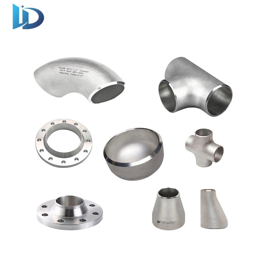 Butt Welding Customization Stainless Steel Tube Fittings/Elbow/Flanges/Reducer/Tee/End Cap Pipe Fittings