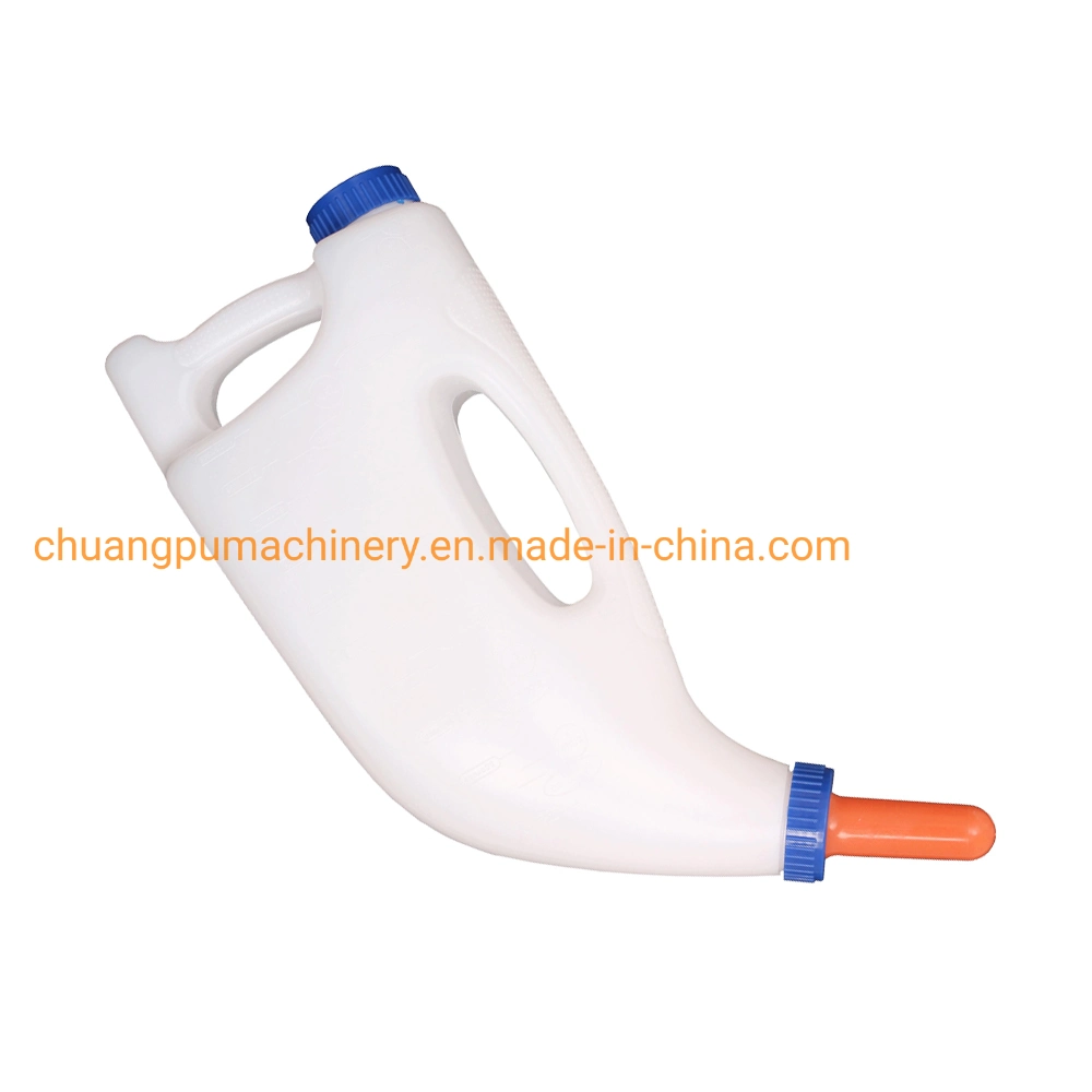 Plastic Calf Feeding Pot with Rubber Nipple