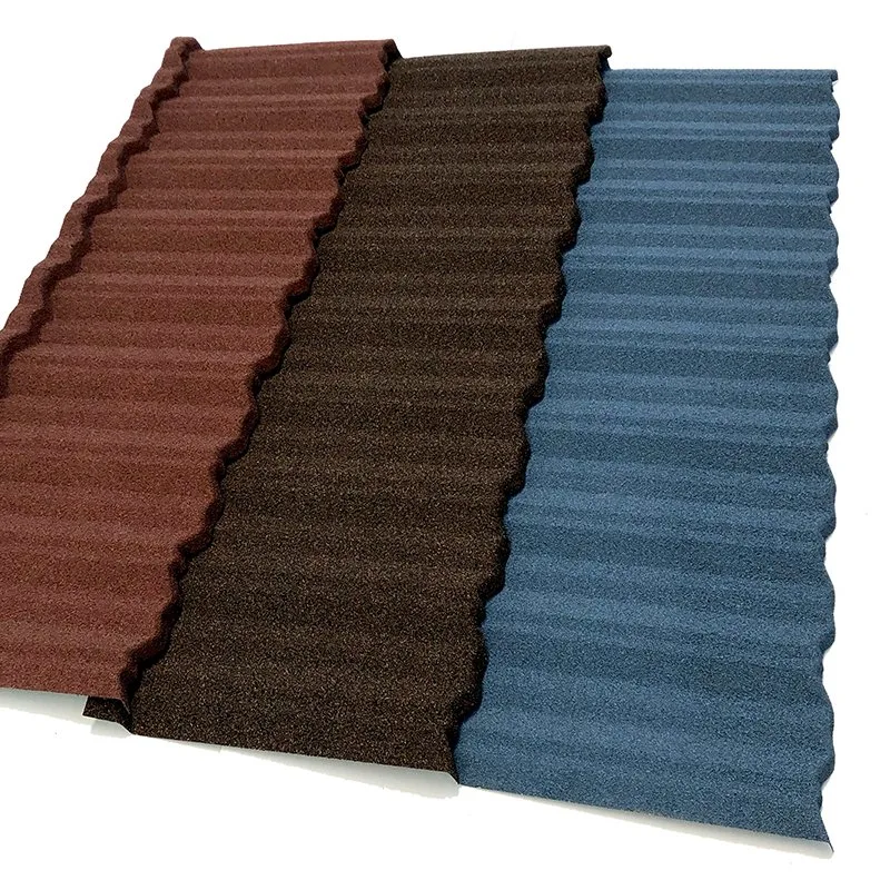 Natural Stone Coated Metal Roofing Sheet Decrate Roof Tile