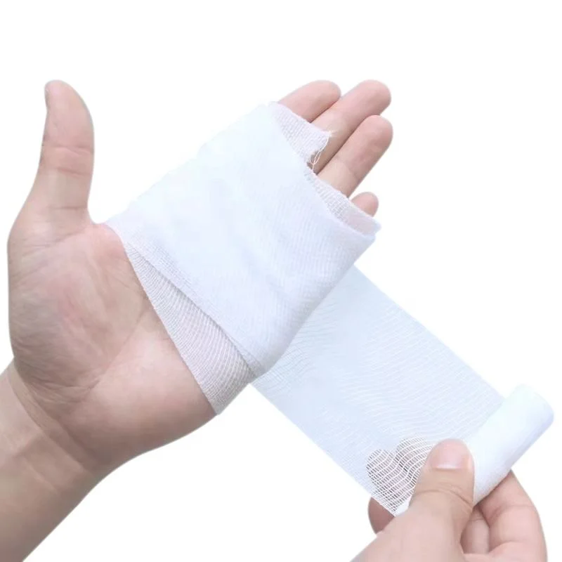 Disposable White Medical Elastic PBT Conforming Bandage with ISO CE Approved