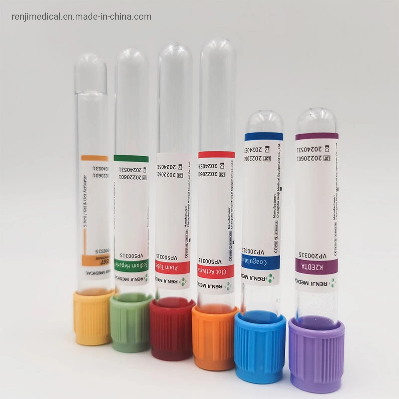 Medical EDTA Disposable Sample Vacuum K3 Blood Collection Tube