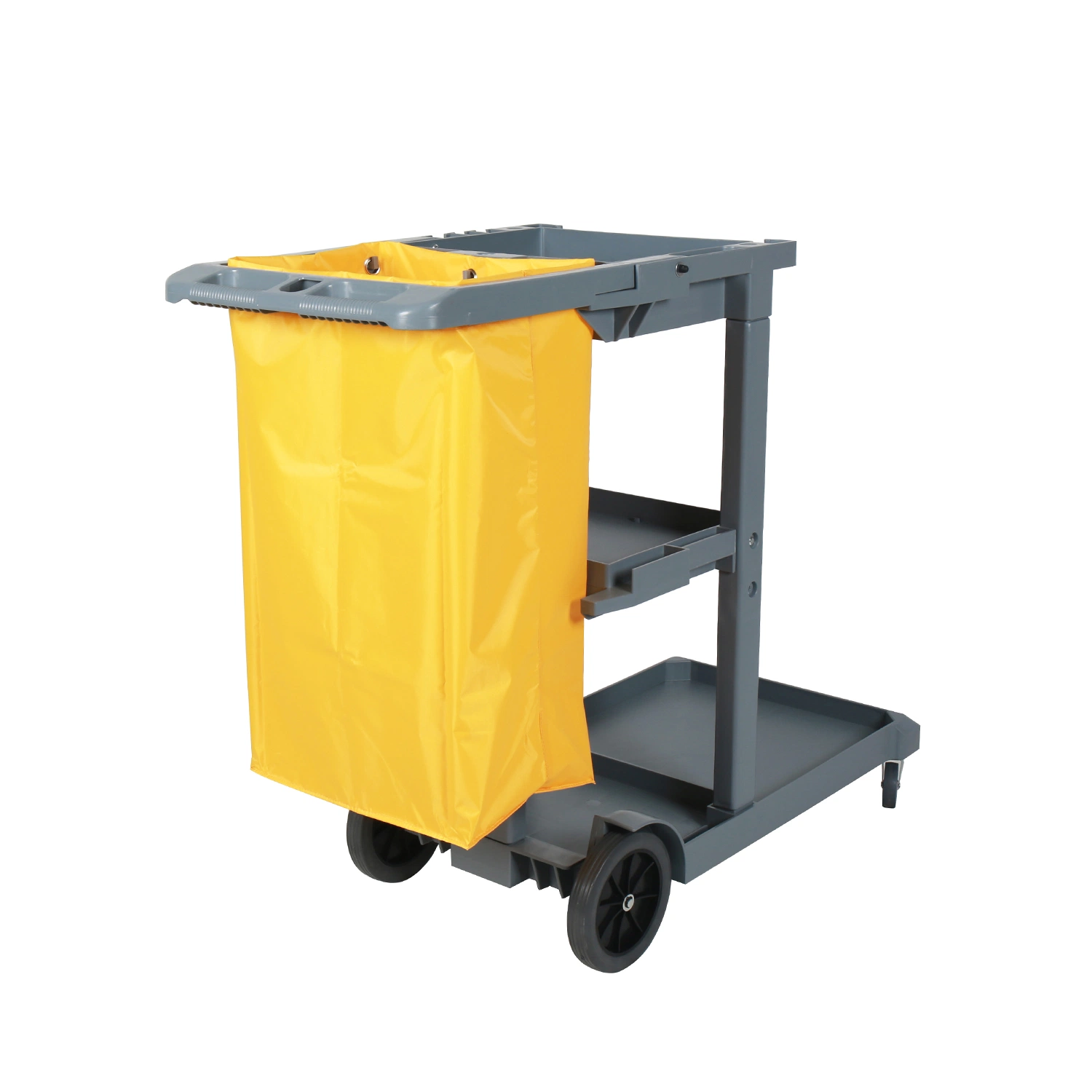 Cleaning Multi Functional Janitor Cart Plastic Janitor Cart Cleaning Trolley