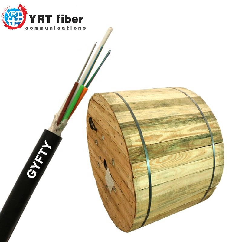 Outdoor Non-Metallic Strength Member Loose Tube Optical Fiber Cable GYFTY