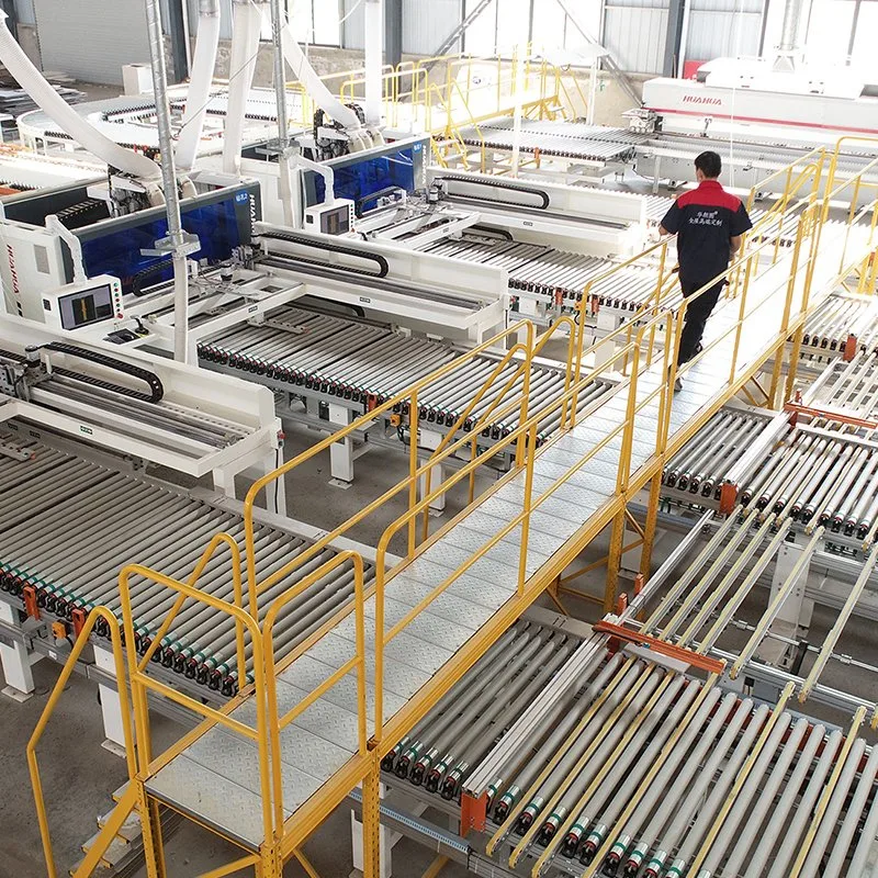 Foshan China Customized Smart Full Automatic Woodworking Panel Furniture Production Line with Cutting Edge Banding Drilling