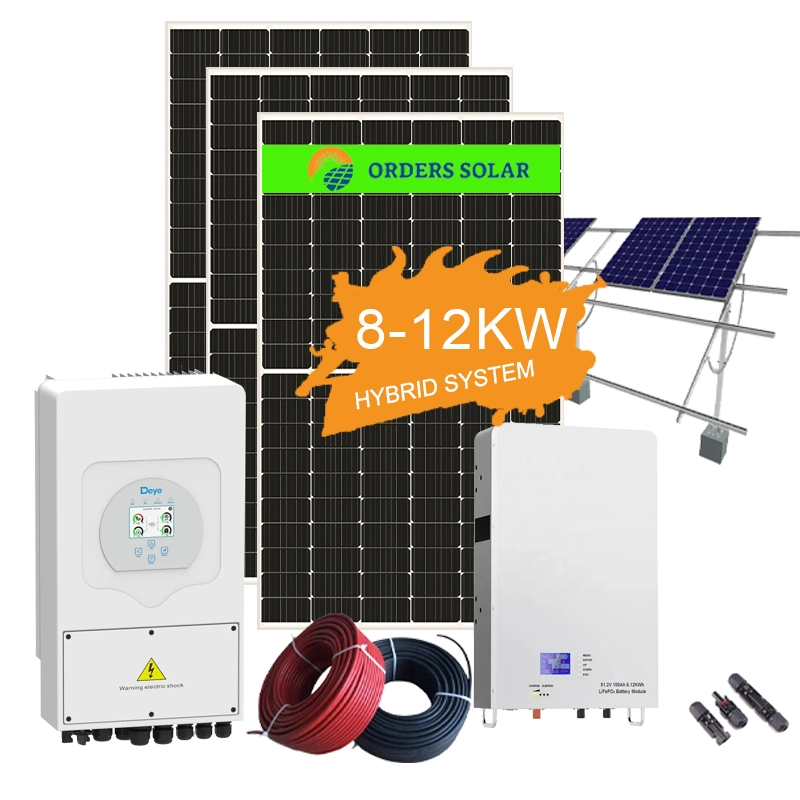 Envío gratis a 5 kVA 5kw 10kw de 30 Kw en fuera de la red del sistema solar para calefacción doméstica Sistema de agua