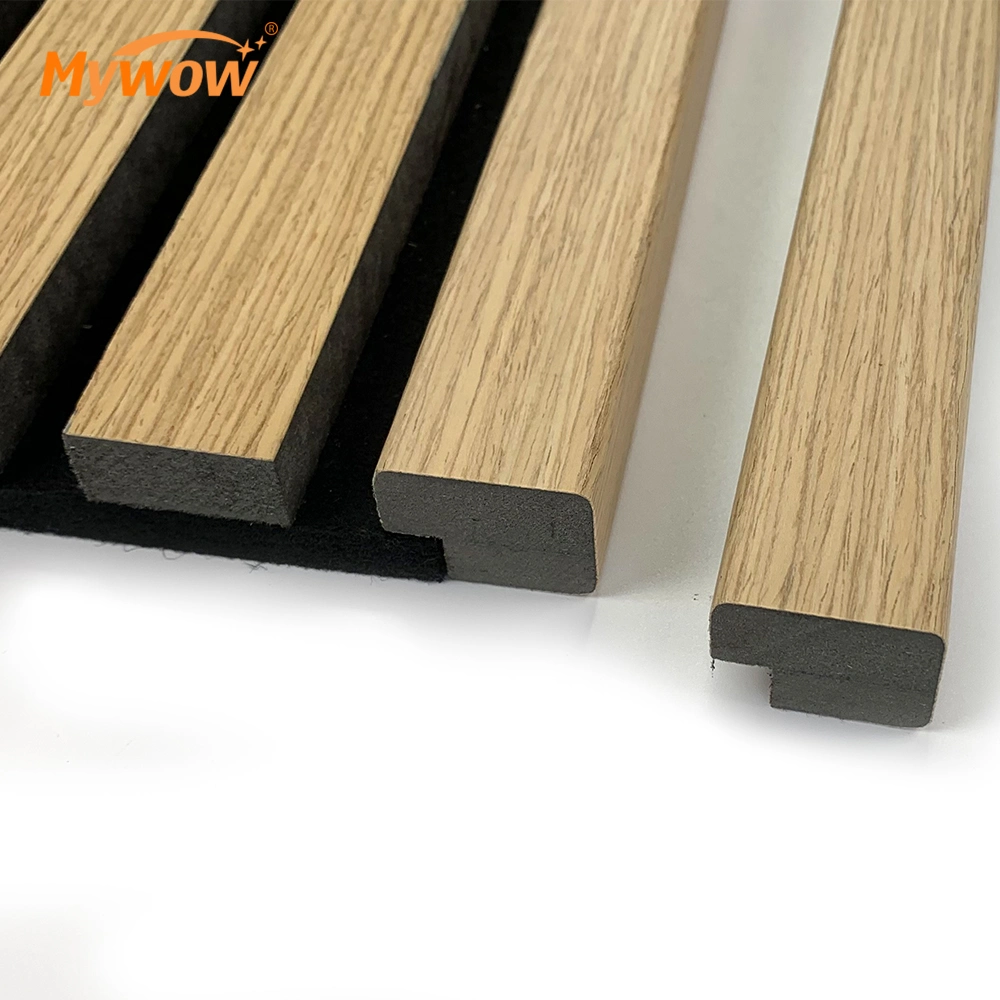 MDF al por mayor Chapa sonido-absorbente de listones Acoustic Panel