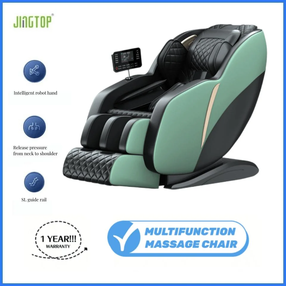 Jingtop Hot Sell Fashion Music 4D Shiatsu eléctrico de gravedad cero Silla de masaje