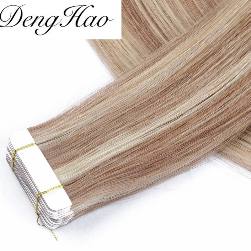 Hot Style Haar für Salon gerade Europäische Haut Weft Tape In Remy 100% Brasilianische Human Hair Extensions