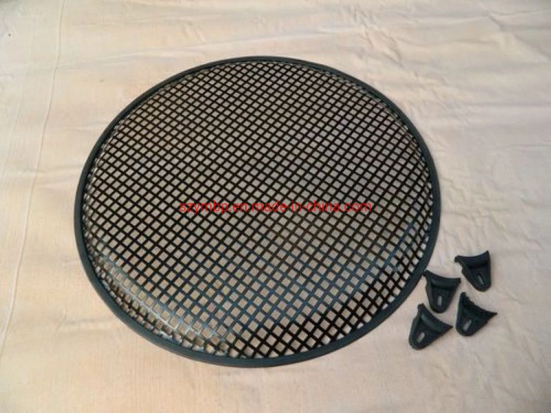 Custom Chemical Etching Round Metal Audio Speaker Mesh