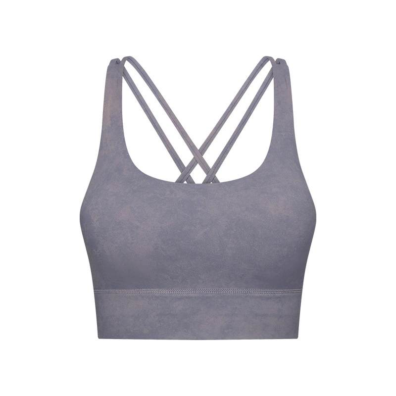 Dw002 nueva cruz de las mujeres Yoga Bra High-Intensity mate a los golpes de ropa interior deportiva