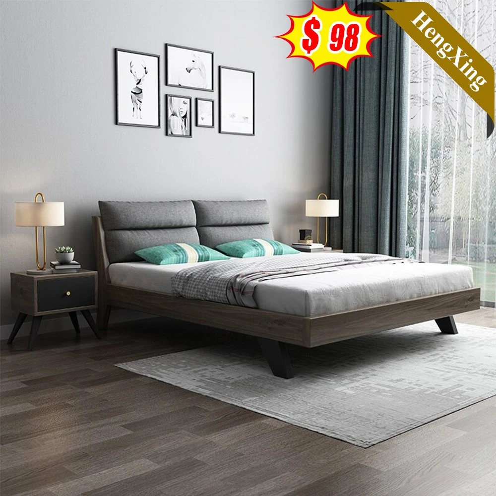 Quarto com Cama Queen Standard Branco, Cama Queen, elegante Couro funcional bela cama moldura