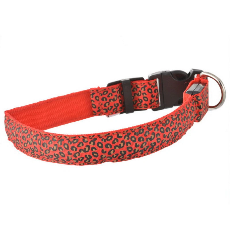 Leopard LED Lighting Dog Collar Dog Product Pet Products