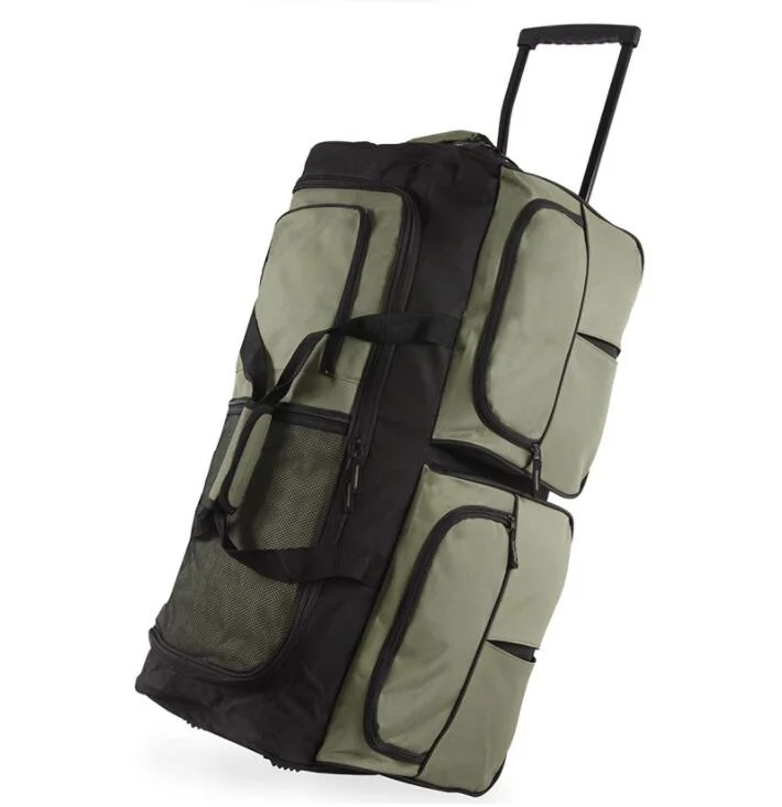Lightweight 3 Pieces Set Hand Carry on Cabin EVA Polyester Soft Fabric Trolley Travel Luggage