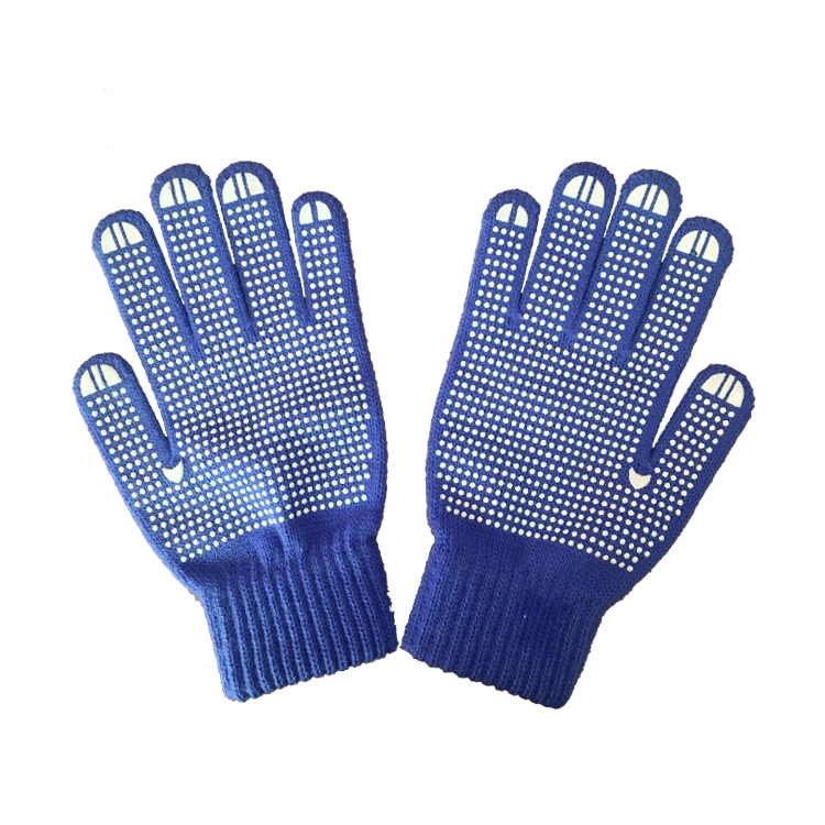 Good Quality Pantone Color Acrylic Polyester Warm Non-Slip Labor Gloves