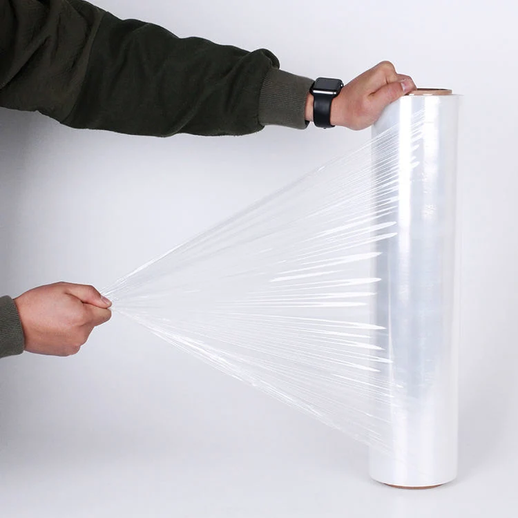 High quality/High cost performance  Manual Stretch Film Shrink Wrap Shipping Clear LLDPE Packaging Film