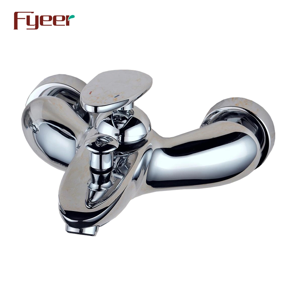 Fyeer Rainfall Bath and Shower Mixer with Handle Shower