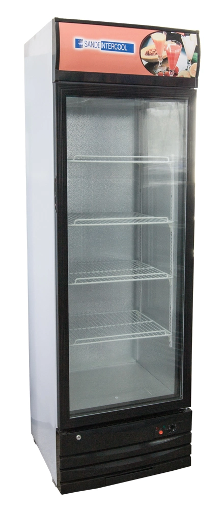 One Glass Door Commercial Vertical Display Beverage Showcase Cooler Fridge