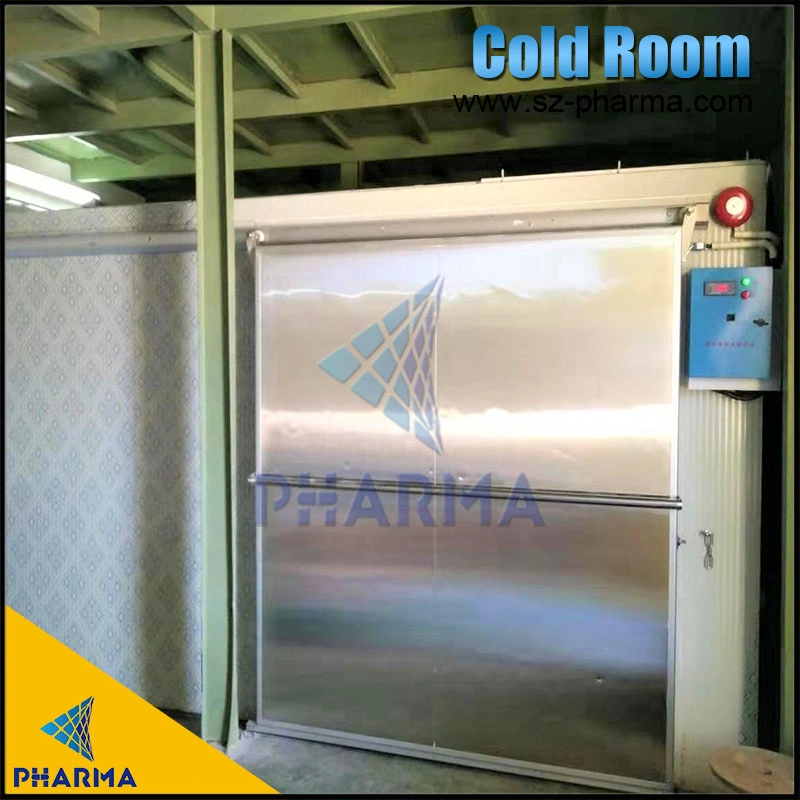 -40~10 Polyurethane Sandwich Panel Cold Room with Sliding Door