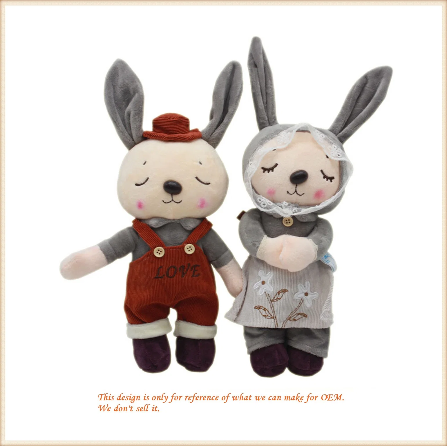 Cadeaux de Saint-Valentin peluche jouet de dessin animé jouets de poupées charmants