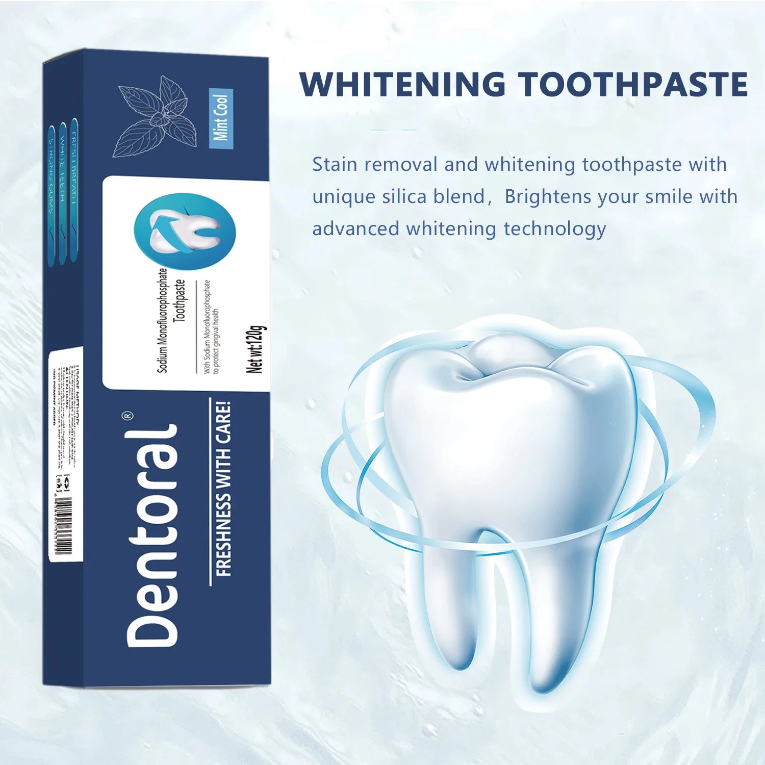 Dentoral Oral Care Natural Mint Fluoride Refresh Breath Toothpaste