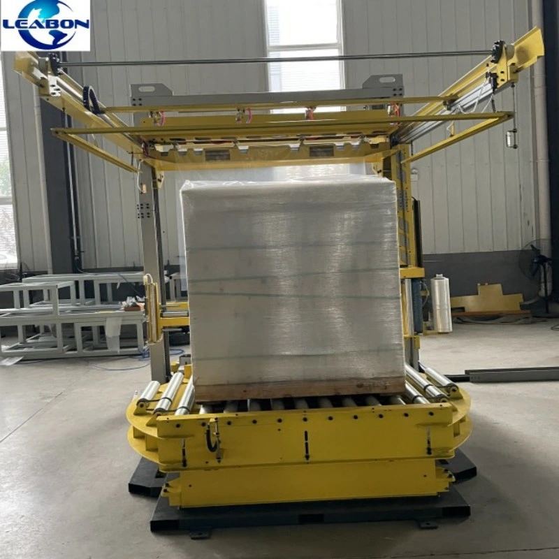 Photoelectric Switch Automatic Sensing Cargo Height Covered Top Film Wrapping Machine