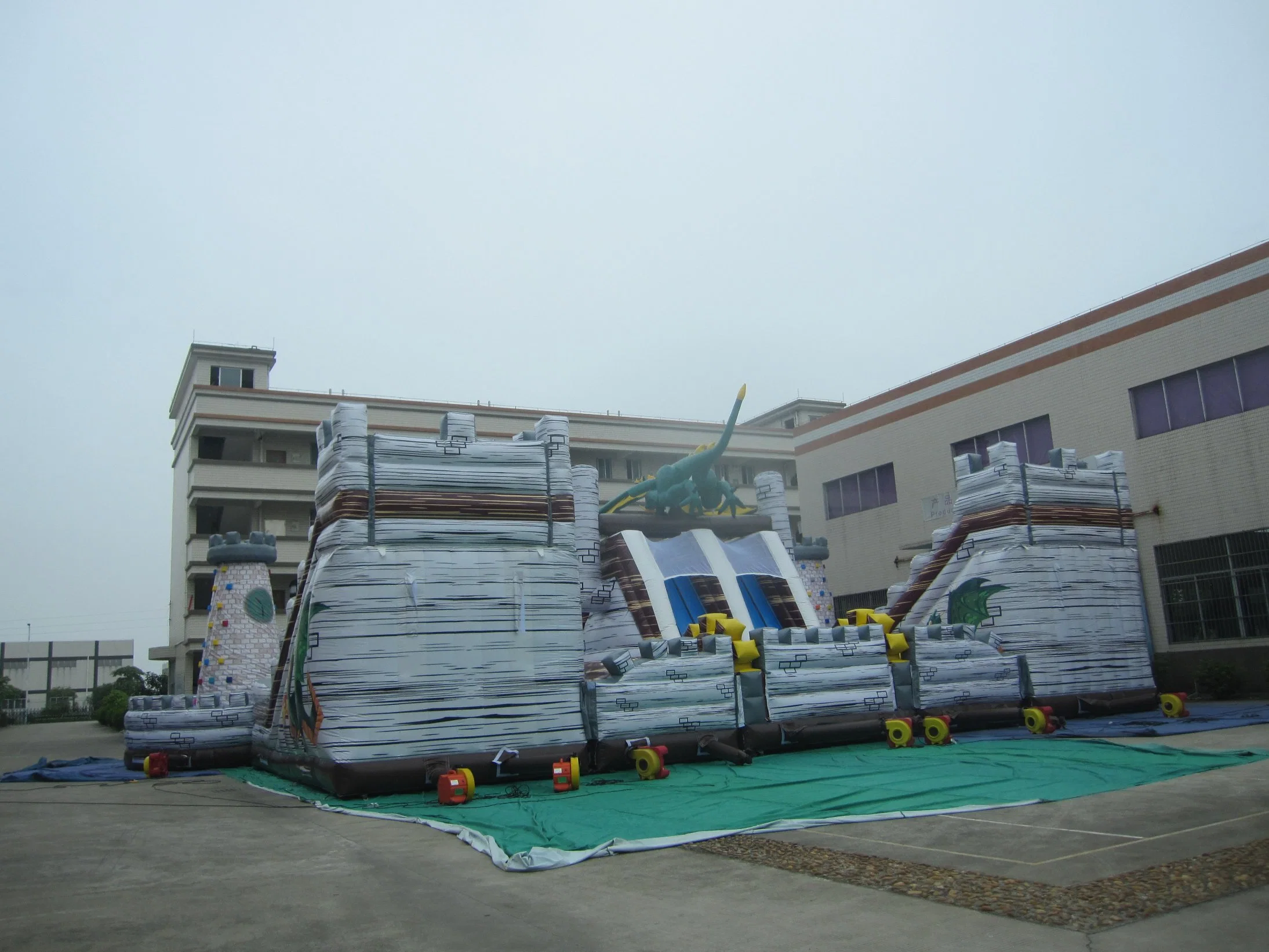 Giant Inflatable Dragon Slide Inflatable Funcity for Promotion (AQ01162)